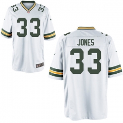 Nike Packers #33 Aaron Jones White Alternate Mens Elite Stitched NFL Jersey Nike Packers #33 Aaron Jones White Alternate Mens Elite Stitched NFL Jersey