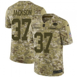 Nike Packers #37 Josh Jackson Camo Mens Stitched NFL Limited 2018 Salute To Service Jersey Nike Packers #37 Josh Jackson Camo Mens Stitched NFL Limited 2018 Salute To Service Jersey