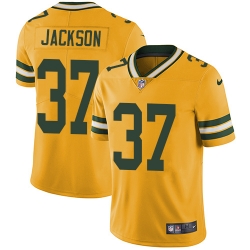 Nike Packers #37 Josh Jackson Yellow Mens Stitched NFL Limited Rush Jersey Nike Packers #37 Josh Jackson Yellow Mens Stitched NFL Limited Rush Jersey