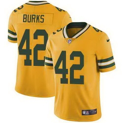 Nike Packers 42 Oren Burks Orange Vapor Untouchable Limited Jersey Nike Packers 42 Oren Burks Orange Vapor Untouchable Limited Jersey
