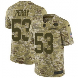 Nike Packers #53 Nick Perry Camo Mens Stitched NFL Limited 2018 Salute To Service Jersey Nike Packers #53 Nick Perry Camo Mens Stitched NFL Limited 2018 Salute To Service Jersey