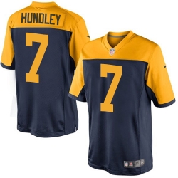 Nike Packers #7 Brett Hundley Mens Limited Navy Blue Alternate NFL Jersey Nike Packers #7 Brett Hundley Mens Limited Navy Blue Alternate NFL Jersey