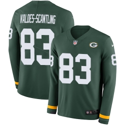 Nike Packers #83 Marquez Valdes Scantling Green Team Color Men Stitched NFL Limited Therma Long Sleeve Jersey Nike Packers #83 Marquez Valdes Scantling Green Team Color Men Stitched NFL Limited Therma Long Sleeve Jersey
