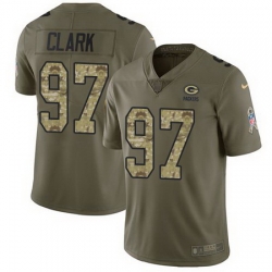 Nike Packers 97 Kenny Clark Olive Camo Salute To Service Limited Jersey Nike Packers 97 Kenny Clark Olive Camo Salute To Service Limited Jersey