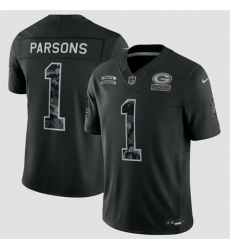 Youth Green Bay Packers  1 Micah Parsons Black 2026 Salute to Service Limited Stitched Football Jersey
