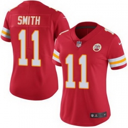 Nike Chiefs #11 Alex Smith Red Womens Stitched NFL Limited Rush Jersey Nike Chiefs #11 Alex Smith Red Womens Stitched NFL Limited Rush Jersey