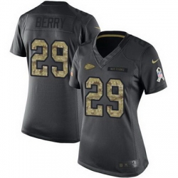 Nike Chiefs #29 Eric Berry Black Womens Stitched NFL Limited 2016 Salute to Service Jersey Nike Chiefs #29 Eric Berry Black Womens Stitched NFL Limited 2016 Salute to Service Jersey