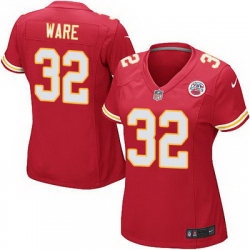 Nike Chiefs #32 Spencer Ware Red Team Color Womens Stitched NFL Elite Jersey Nike Chiefs #32 Spencer Ware Red Team Color Womens Stitched NFL Elite Jersey