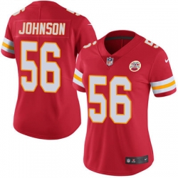 Nike Chiefs #56 Derrick Johnson Red Team Color Womens Stitched NFL Vapor Untouchable Limited Jersey Nike Chiefs #56 Derrick Johnson Red Team Color Womens Stitched NFL Vapor Untouchable Limited Jersey
