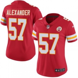 Nike Chiefs #57 D J  Alexander Red Team Color Womens Stitched NFL Vapor Untouchable Limited Jersey Nike Chiefs #57 D J  Alexander Red Team Color Womens Stitched NFL Vapor Untouchable Limited Jersey