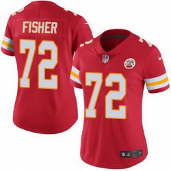 Nike Chiefs #72 Eric Fisher Red Womens Stitched NFL Limited Rush Jersey Nike Chiefs #72 Eric Fisher Red Womens Stitched NFL Limited Rush Jersey
