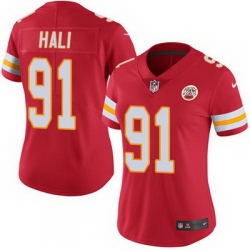 Nike Chiefs #91 Tamba Hali Red Team Color Womens Stitched NFL Vapor Untouchable Limited Jersey Nike Chiefs #91 Tamba Hali Red Team Color Womens Stitched NFL Vapor Untouchable Limited Jersey