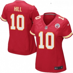 Womens Nike Kansas City Chiefs 10 Tyreek Hill Game Red Team Color NFL Jersey Womens Nike Kansas City Chiefs 10 Tyreek Hill Game Red Team Color NFL Jersey
