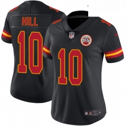 Womens Nike Kansas City Chiefs 10 Tyreek Hill Limited Black Rush Vapor Untouchable NFL Jersey Womens Nike Kansas City Chiefs 10 Tyreek Hill Limited Black Rush Vapor Untouchable NFL Jersey