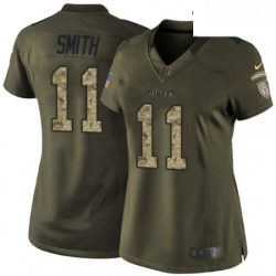Womens Nike Kansas City Chiefs 11 Alex Smith Elite Green Salute to Service NFL Jersey Womens Nike Kansas City Chiefs 11 Alex Smith Elite Green Salute to Service NFL Jersey