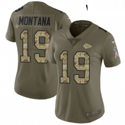 Womens Nike Kansas City Chiefs 19 Joe Montana Limited OliveCamo 2017 Salute to Service NFL Jersey Womens Nike Kansas City Chiefs 19 Joe Montana Limited OliveCamo 2017 Salute to Service NFL Jersey
