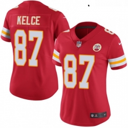 Womens Nike Kansas City Chiefs 87 Travis Kelce Red Team Color Vapor Untouchable Limited Player NFL Jersey Womens Nike Kansas City Chiefs 87 Travis Kelce Red Team Color Vapor Untouchable Limited Player NFL Jersey
