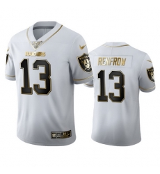 Las Vegas Raiders 13 Hunter Renfrow Men Nike White Golden Edition Vapor Limited NFL 100 Jersey