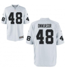 Men's Nike Patrick Onwuasor White Las Vegas Raiders Game Jersey