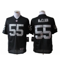 Nike Oakland Raiders 55 Rolando McClain Black Limited NFL Jersey