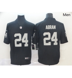 Nike Raiders 24 Johnathan Abram Black Vapor Untouchable Limited Jersey