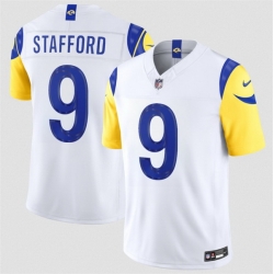 Men Los Angeles Rams  9 Matthew Stafford White 2026 F U S E  Vapor Limited Stitched Football Jersey