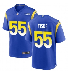 Men's Los Angeles Rams #55 Fiske Braden Blue 2024 Draft F.U.S.E. Vapor Untouchable Football Stitched Jersey