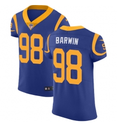 Nike Rams #98 Connor Barwin Royal Blue Alternate Mens Stitched NFL Vapor Untouchable Elite Jersey