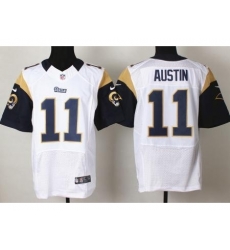 Nike St. Louis Rams 11 Tavon Austin White Elite NFL Jersey