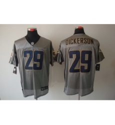 Nike St. Louis Rams 29 Eric Dickerson Grey Elite Shadow NFL Jersey