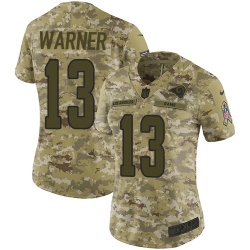 Nike Rams #13 Kurt Warner Camo Women Stitched NFL Limited 2018 Salute to Service Jersey Nike Rams #13 Kurt Warner Camo Women Stitched NFL Limited 2018 Salute to Service Jersey