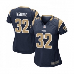 Womens Los Angeles Rams 32 Eric Weddle Game Navy Blue Team Color Football Jersey Womens Los Angeles Rams 32 Eric Weddle Game Navy Blue Team Color Football Jersey