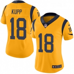 Womens Nike Los Angeles Rams 18 Cooper Kupp Limited Gold Rush Vapor Untouchable NFL Jersey Womens Nike Los Angeles Rams 18 Cooper Kupp Limited Gold Rush Vapor Untouchable NFL Jersey
