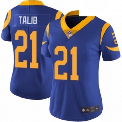 Womens Nike Los Angeles Rams 21 Aqib Talib Royal Blue Alternate Vapor Untouchable Limited Player NFL Jersey Womens Nike Los Angeles Rams 21 Aqib Talib Royal Blue Alternate Vapor Untouchable Limited Player NFL Jersey