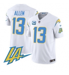 Men Los Angeles Chargers 13 Keenan Allen White F U S E With LA  26 4 Star C Patch Vapor Limited Stitched Football Jersey Men Los Angeles Chargers 13 Keenan Allen White F U S E With LA  26 4 Star C Patch Vapor Limited Stitched Football Jersey