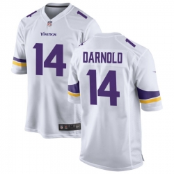 Men Minnesota Vikings  14 Sam Darnold White Vapor Untouchable Limited Stitched Jersey