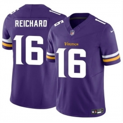 Men Minnesota Vikings 16 Will Reichard Purple 2024 F U S E  Vapor Untouchable Limited Stitched Jersey