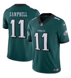 Men Philadelphia Eagles  11 Jihaad Campbell Green 2026 F U S E  Vapor Untouchable Limited Stitched Football Jersey
