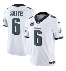Men Philadelphia Eagles 6 DeVonta Smith White 2026 F U S E 2 Star C Patch Vapor Untouchable Limited Stitched Football Jersey Men Philadelphia Eagles 6 DeVonta Smith White 2026 F U S E 2 Star C Patch Vapor Untouchable Limited Stitched Football Jersey