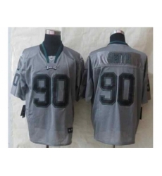 Nike philadelphia eagles 90 Marcus Smith grey Elite lights out NFL Jersey