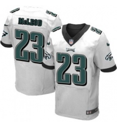 mens nike philadelphia eagles #23 rodney mcleod elite white nfl jersey