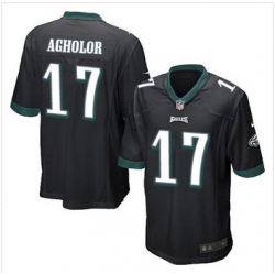Youth NEW Eagles #17 Nelson Agholor Black Alternate Stitched NFL Elite Jersey Youth NEW Eagles #17 Nelson Agholor Black Alternate Stitched NFL Elite Jersey