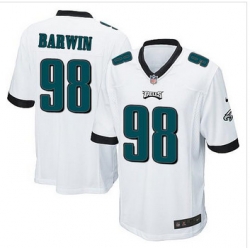 Youth NEW Eagles #98 Connor Barwin White Stitched NFL New Elite Jersey Youth NEW Eagles #98 Connor Barwin White Stitched NFL New Elite Jersey