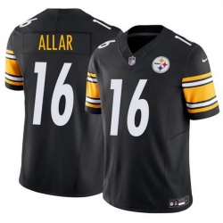 Men Pittsburgh Steelers  16 Drew Allar Black 2026 Draft F U S E  Vapor Limited Stitched Football Jersey