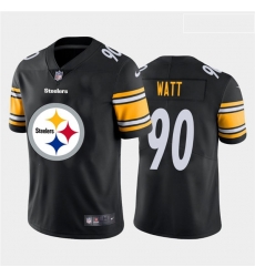 Nike Steelers 90 T J  Watt Black Team Big Logo Vapor Untouchable Limited Jersey