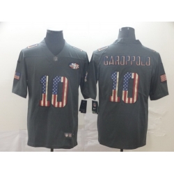 49ers 10 Jimmy Garoppolo 2019 Salute To Service USA Flag Fashion Limited Jersey 49ers 10 Jimmy Garoppolo 2019 Salute To Service USA Flag Fashion Limited Jersey