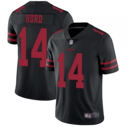 49ers 14 Jalen Hurd Black Alternate Men Stitched Football Vapor Untouchable Limited Jersey 49ers 14 Jalen Hurd Black Alternate Men Stitched Football Vapor Untouchable Limited Jersey