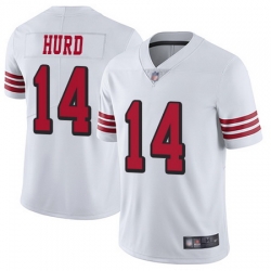 49ers 14 Jalen Hurd White Rush Men Stitched Football Vapor Untouchable Limited Jersey 49ers 14 Jalen Hurd White Rush Men Stitched Football Vapor Untouchable Limited Jersey