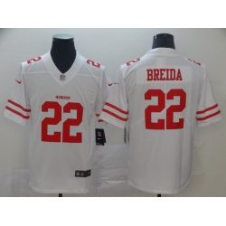 49ers 22 Matt Breida White Vapor Untouchable Limited Jesey 49ers 22 Matt Breida White Vapor Untouchable Limited Jesey