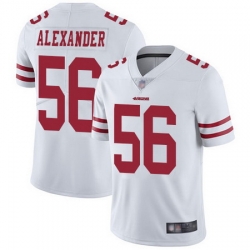 49ers #56 Kwon Alexander White Men Stitched Football Vapor Untouchable Limited Jersey 49ers #56 Kwon Alexander White Men Stitched Football Vapor Untouchable Limited Jersey